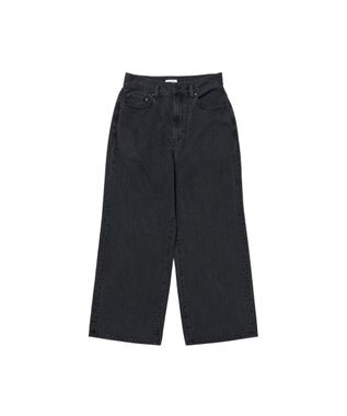 woadblue ＜坪田あさみさんコラボ＞DADA  ダダ  /  BLACK ワイドデニムパンツ BLACK