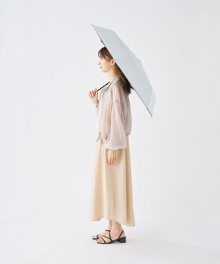 MOONBAT 【世界初の放射冷却素材】REIKYAKUパラソル ラディクール 折りたたみ傘 54㎝ 晴雨兼用 日傘 遮光100％ UV100％ 遮熱 ライトグレー