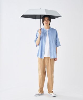 MOONBAT 【世界初の放射冷却素材】REIKYAKUパラソル ラディクール 折りたたみ傘 54㎝ 晴雨兼用 日傘 遮光100％ UV100％ 遮熱 ライトグレー