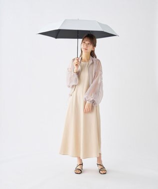 MOONBAT 【世界初の放射冷却素材】REIKYAKUパラソル ラディクール 折りたたみ傘 54㎝ 晴雨兼用 日傘 遮光100％ UV100％ 遮熱 ライトグレー