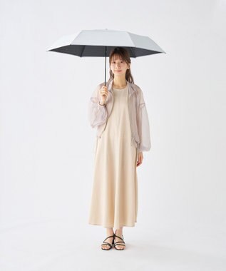 MOONBAT 【世界初の放射冷却素材】REIKYAKUパラソル ラディクール 折りたたみ傘 54㎝ 晴雨兼用 日傘 遮光100％ UV100％ 遮熱 ライトグレー