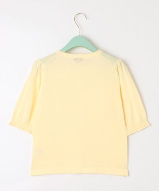 TOCCA 【洗える！】SWAN CREWNECK クルーネック カーディガン イエロー系