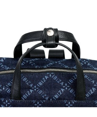 IBIZA バケーロ　ロゴデニム　リュック 紺