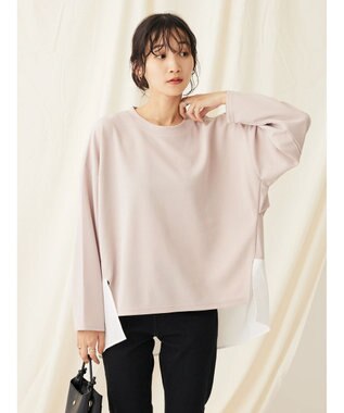 CRAFT STANDARD BOUTIQUE 布帛切替デザインプルオーバー Beige