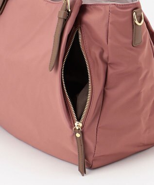 LA BAGAGERIE 【MONICA】ナイロン2WAYトートバッグ Mサイズ ピンク