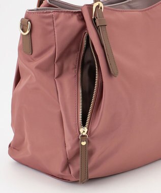 LA BAGAGERIE 【MONICA】ナイロン2WAYトートバッグ Mサイズ ピンク