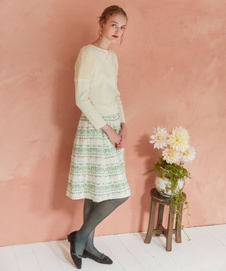 TOCCA 【洗える】SEQUINS TWEED スカート