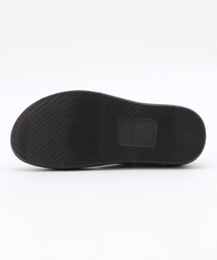 steppi 【洗える】厚底 ストラップサンダル ブラックチェック