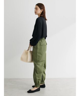 Green Parks マジョリカプリーツプルオーバー Black