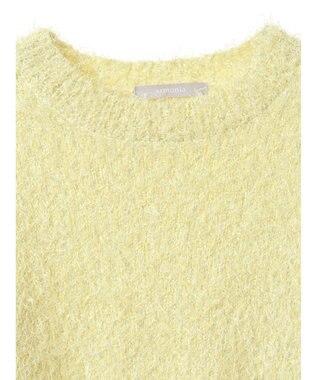 Green Parks ａ．ラメシャギーニットプルオーバー Yellow