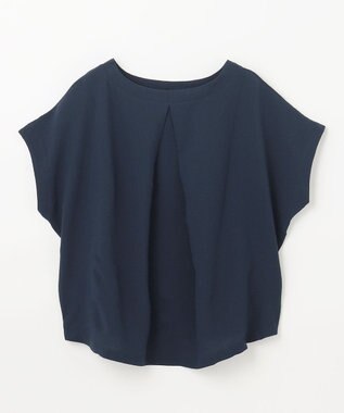 ANY L ミニサッカードルマンスリーブカットソー ネイビー