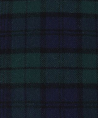 J.PRESS MEN リバーシブル カシミヤマフラー チェック×ストライプ ネイビー系4