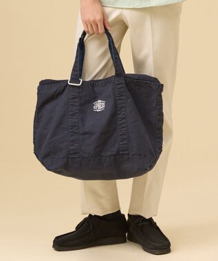 J.PRESS MEN コットンキャンバス オーバルトートバッグ