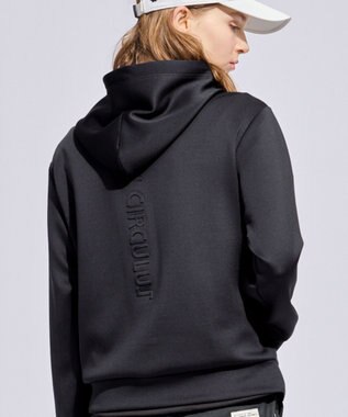 PW CIRCULUS 【WOMEN】リラクシングジャージーフーディ ゴルフウェア レディース ブラック系