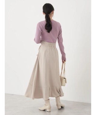 earth music&ecology ツイストリブラメニットプルオーバー Pink