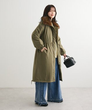 Green Parks ・ＥＬＥＮＣＡＲＥ　ＤＵＥ　中綿モッズコート Khaki
