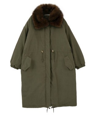 Green Parks ・ＥＬＥＮＣＡＲＥ　ＤＵＥ　中綿モッズコート Khaki
