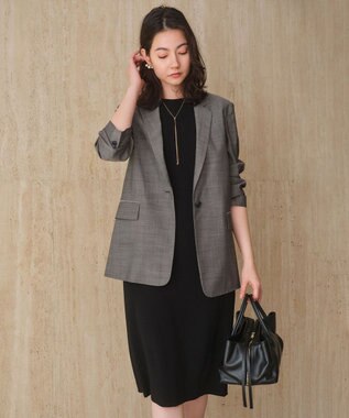 BEIGE， MOYE / シアーウール テーラードジャケット Charcoal