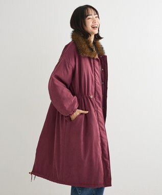 Green Parks ・ＥＬＥＮＣＡＲＥ　ＤＵＥ　中綿モッズコート Bordeaux