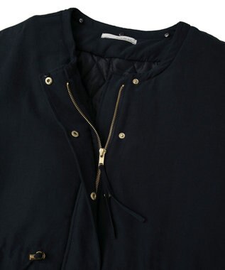 Green Parks ・ＥＬＥＮＣＡＲＥ　ＤＵＥ　中綿モッズコート Navy