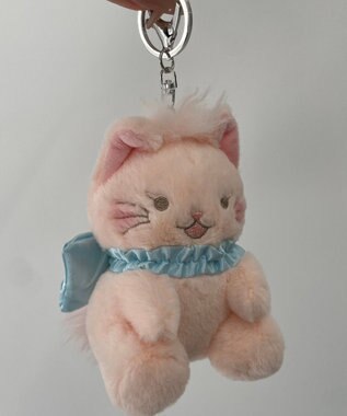 WEGO おめかしcatぬいぐるみキーホルダー ピンク