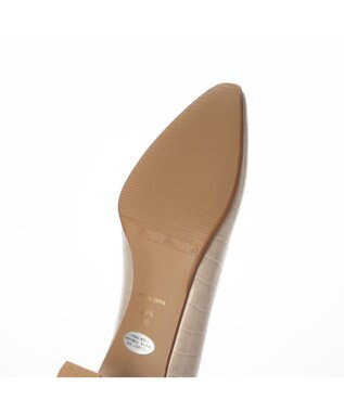 Riz raffinee <Riz raffinee>スクエアトゥパンプス ライトベージュカタオシ