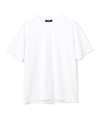 JOSEPH HOMME 【新素材】ハイゲージベアスムース　VネックＴシャツ ホワイト系