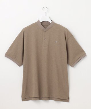 23区GOLF 【23Fondation/MEN】ＣＯＯＬメッシュ スキッパーポロ ベージュ系