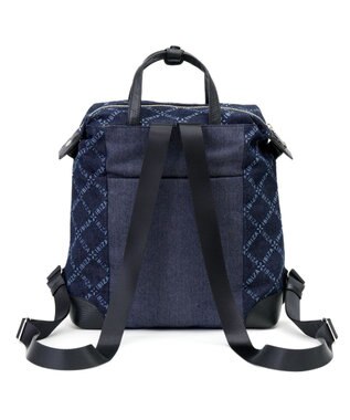 IBIZA バケーロ　ロゴデニム　リュック 紺