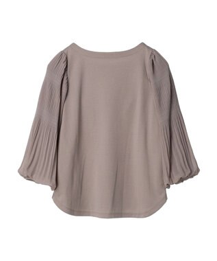 earth music&ecology マジョリカプリーツプルオーバー Gray Beige