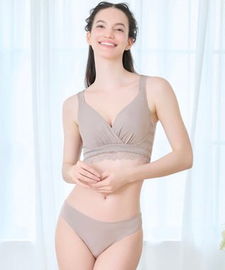 BRADELIS New York 【BRADELIS FIT】シームレスタンガ ダークグレージュ