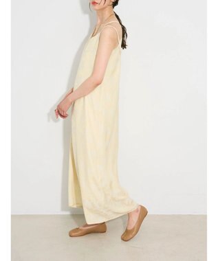 Green Parks ウ゛ィンテージフラワージャガードキャミワンピース Beige