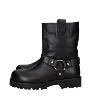 Bridget Birkin 【PARADIS COULEUR】オブリークトウリングエンジニアブーツ ブラック