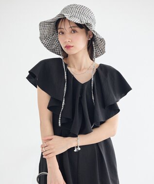 earth music&ecology 【ＵVカット】タックハット Check