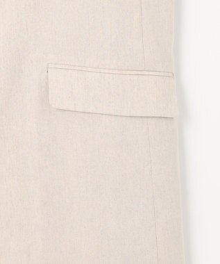 自由区 S 【セットアップ対応・洗える】LIPストレッチテーラード ジレ フラックス