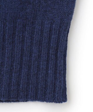 J.PRESS YORK STREET 【UNISEX】タートルハーフジップ ニット ダルブルー系