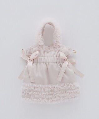 Maison de FLEUR チュールフリルダブルリボン2Wayトート