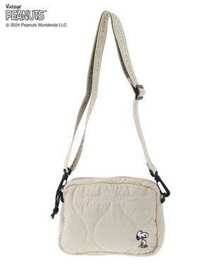 Green Parks ■ＰＥＡＮＵＴＳ　キルティングショルダーＳ Light Beige