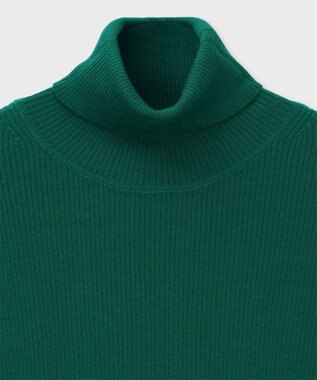 Paul Smith ハイゲージ タートルネック ニット グリーン