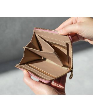 genten 【福財布】アルモニア ミニ財布 モーブピンク