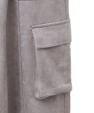 Green Parks ・ＳＵＧＡＲ　ＳＰＯＯＮスエードポンチカーゴパンツ Gray