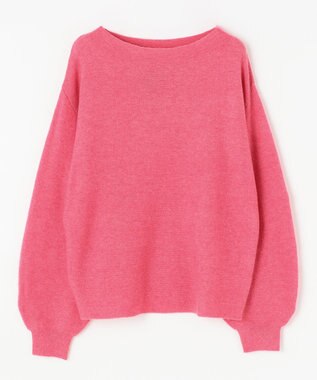 ANY 【洗える】カシミヤブレンドガーターニット ピンク