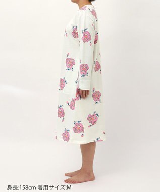 tsumori chisato SLEEP ツモリチサト ワンピース 長袖 ルームウェア 綿100%(本体) レディース UNX583 /ワコール アイボリー