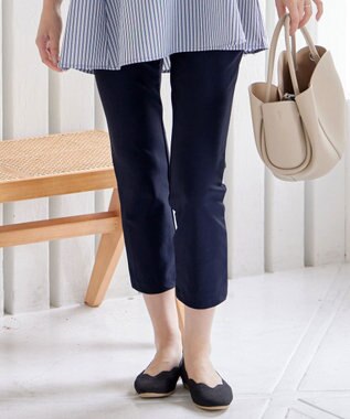 Tiaclasse L 【新色追加・シーズンレス・日本製】エアシルキーパンツ ネイビー