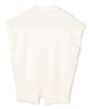 BEIGE， NADIA / シアーコンビ ストレッチニット Ecru