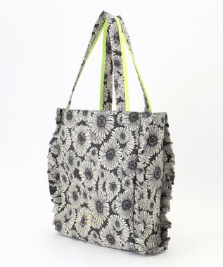 TOCCA 【ヨンア×大人百花×TOCCAコラボカラー有り】PRECIOUS WAVES BAG WITH POUCH ポーチ付きトートバッグ [ヨンア×大人百花コラボ]フラワー柄