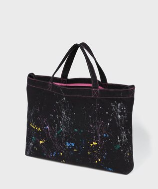 Paul Smith Paul Smith Logo スプラッシュペイント トートバッグ ブラック