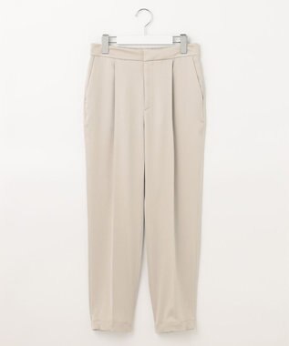 自由区 【洗える】チンツサテンタンブラー ジョガーパンツ ベージュ系