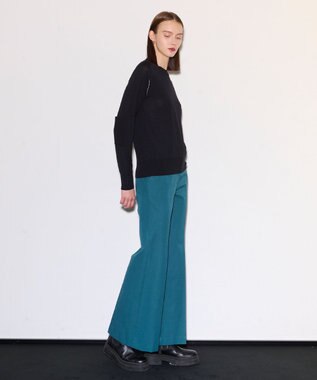 JOSEPH ウールカシミヤ　ラウンドネックニット Black