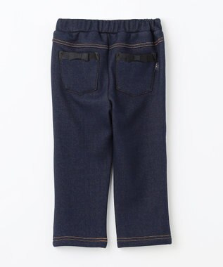 組曲 KIDS 【80-100㎝】シャギー デニム ネイビー系